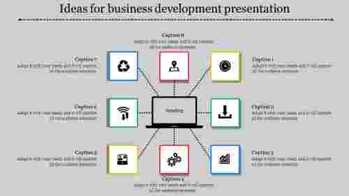 Business Development Presentation With Multiple Nodes